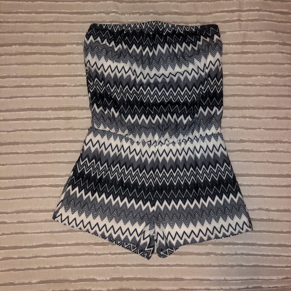Sole Mio Chevron Romper